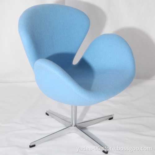 Modern hotel lobby living room colorful swan chair